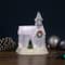 9" LED Icy Crystal Glitter Snow Globe Christmas House
